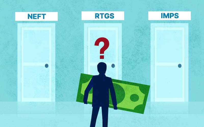 Difference between UPI, IMPS, NEFT, RTGS