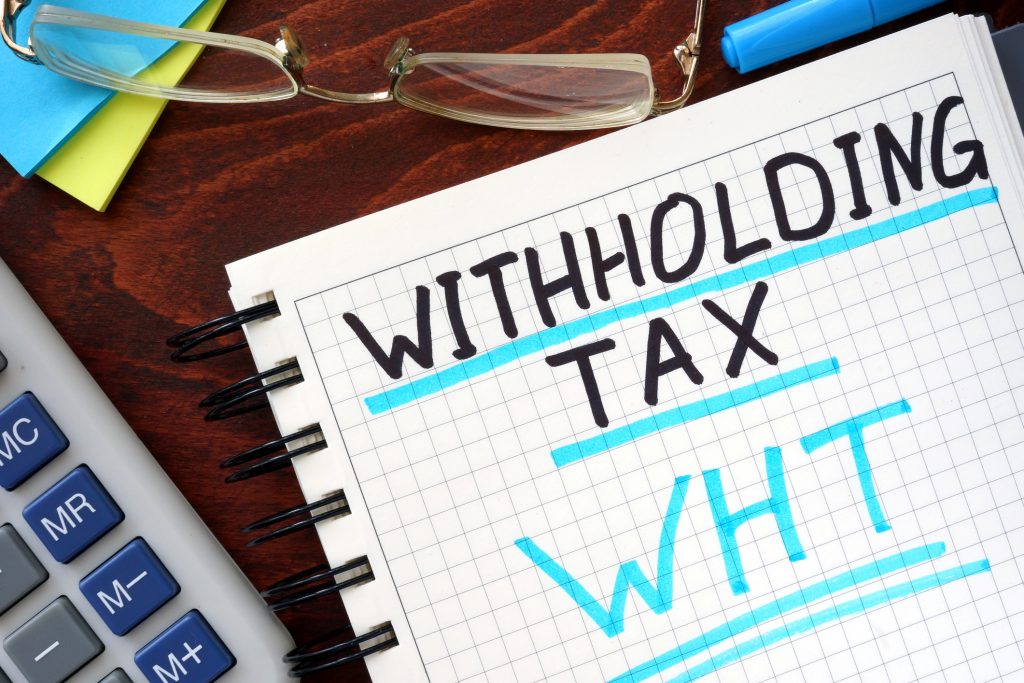 WITHHOLDING TAX