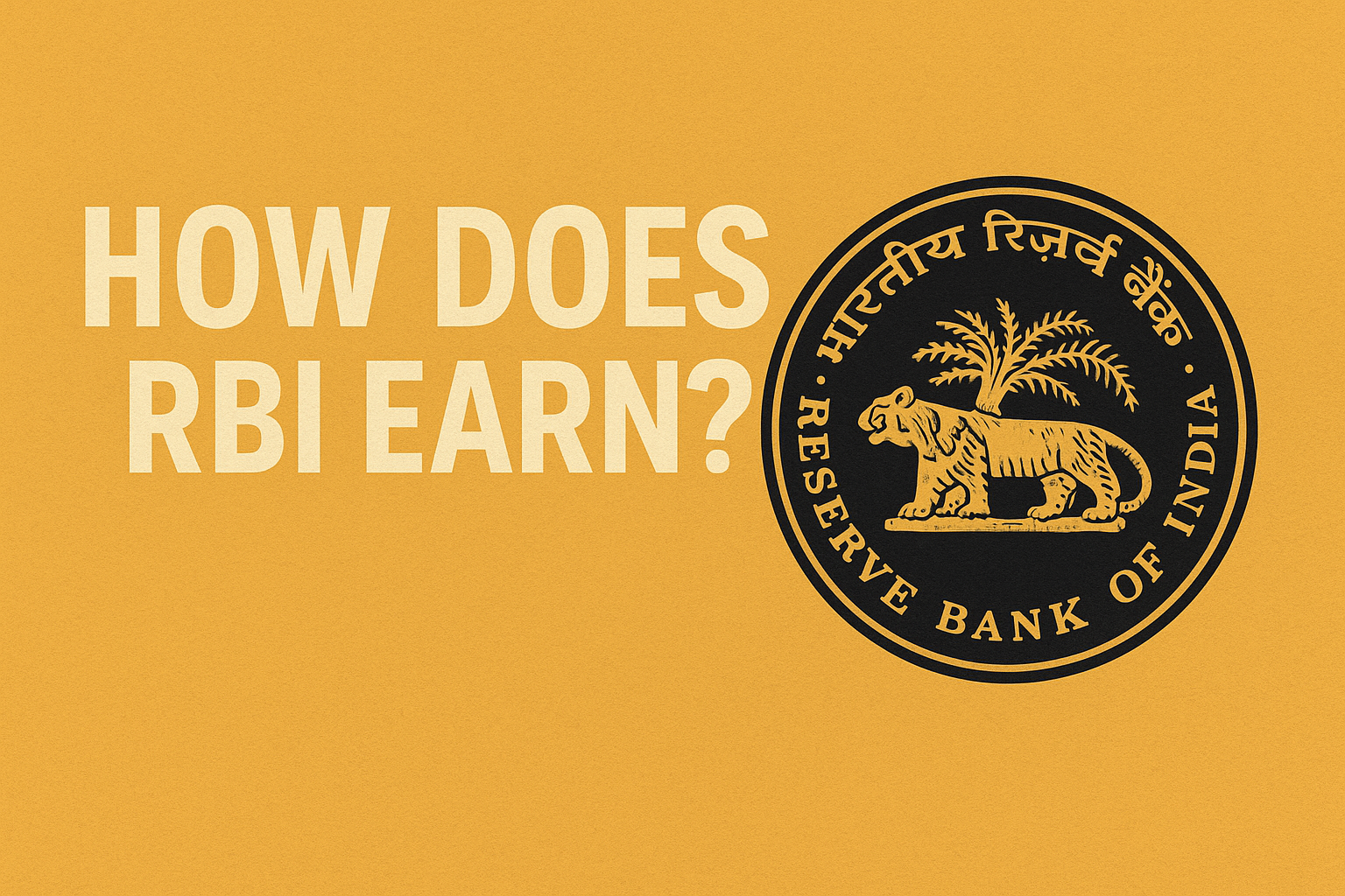 How does the RBI earn?