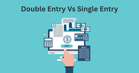 Difference between single-entry book keeping and double entry book keeping for recording financial transactions