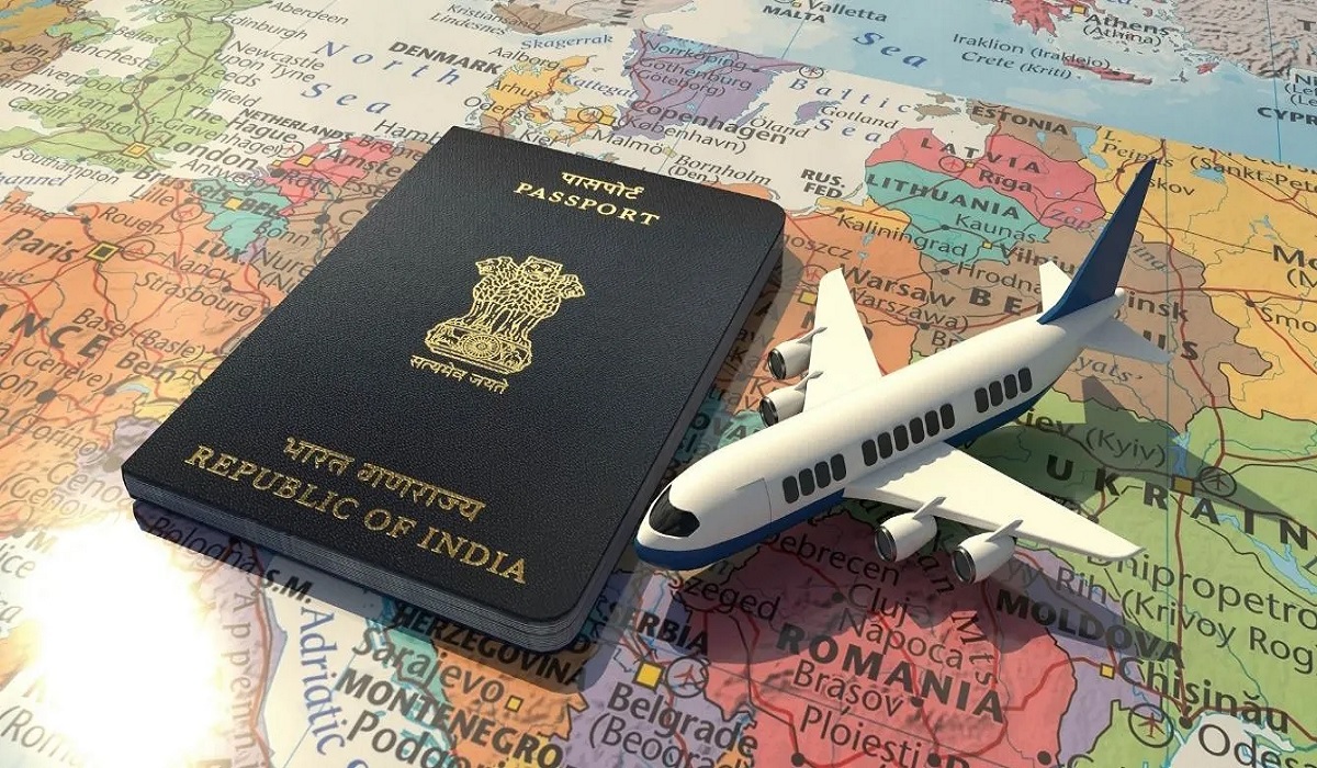 How much Indians spend per month on foreign travel?